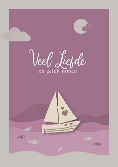 Kaart 1295 - Veel liefde en geluk samen